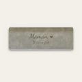 Étui à lunettes maman personnalisé, gravé — Gris — gravure « Maman » / « Je t'aime fort »