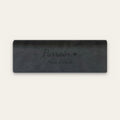 Étui à lunettes parrain personnalisé, gravé — Noir — gravure « Parrain » / « Merci d'être là »
