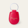 Porte-clés maman personnalisé, gravé — Rouge — gravure « Maman »